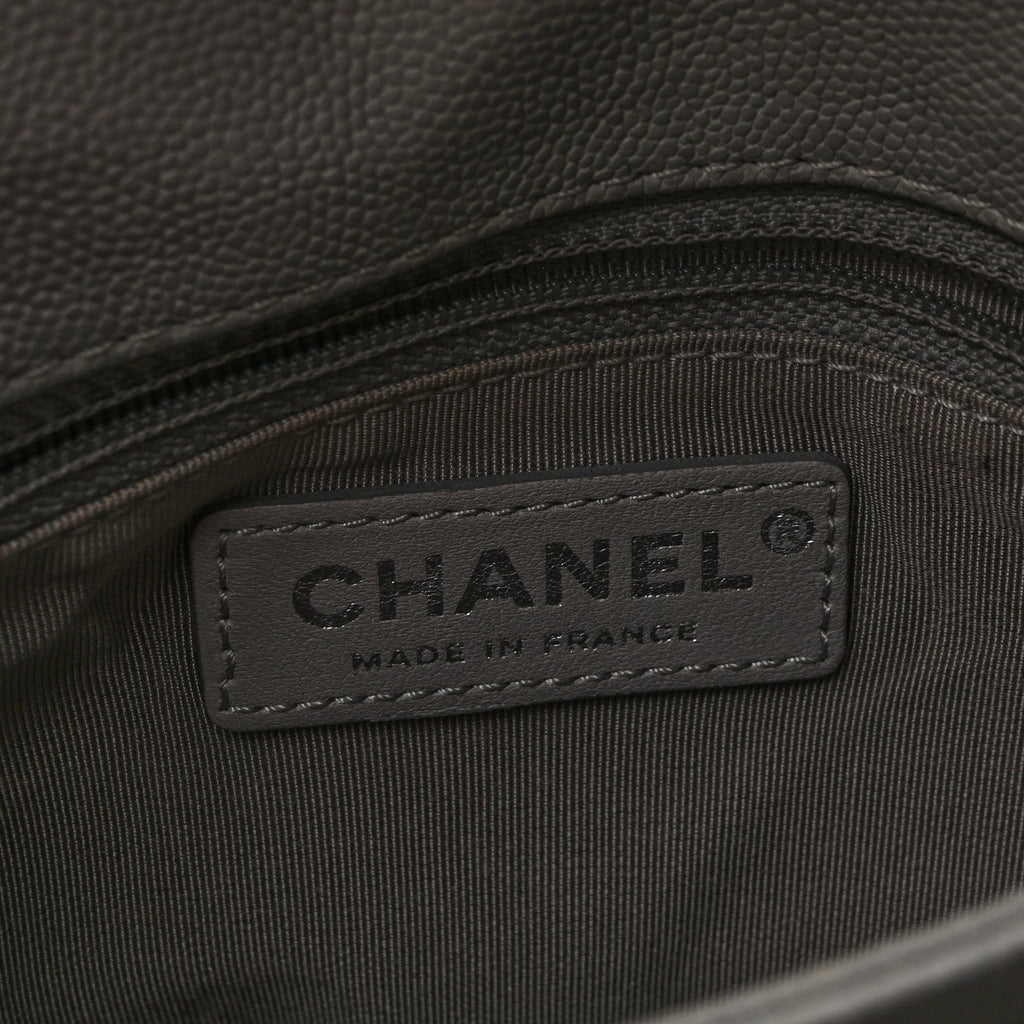 Chanel Caviar Quilted Medium Urban Companion Flap Grey