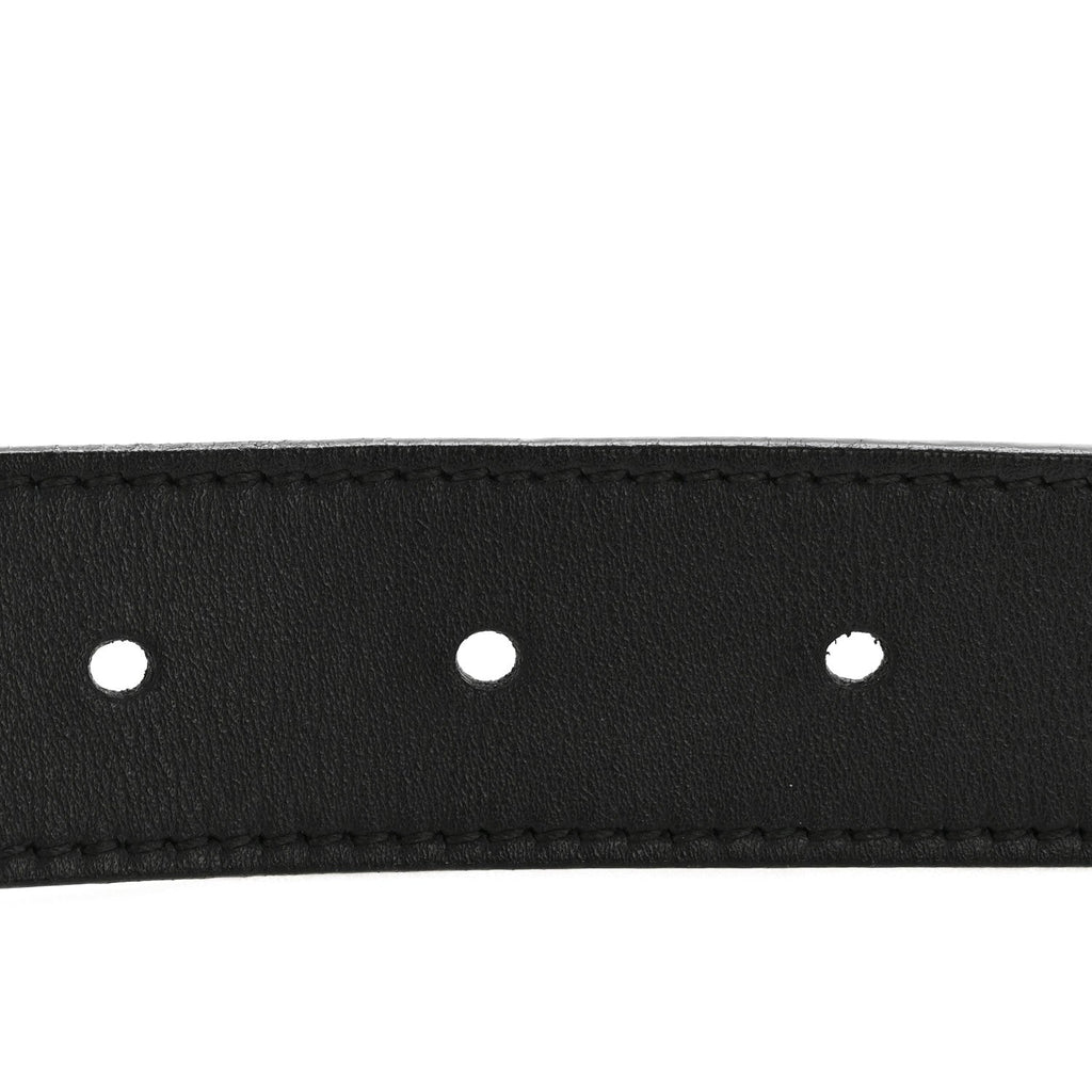 Gucci Calfskin Double G 30mm Belt 85 34 Black