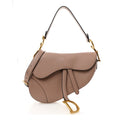 Christian Dior Grained Calfskin Saddle Bag With Strap Fard
