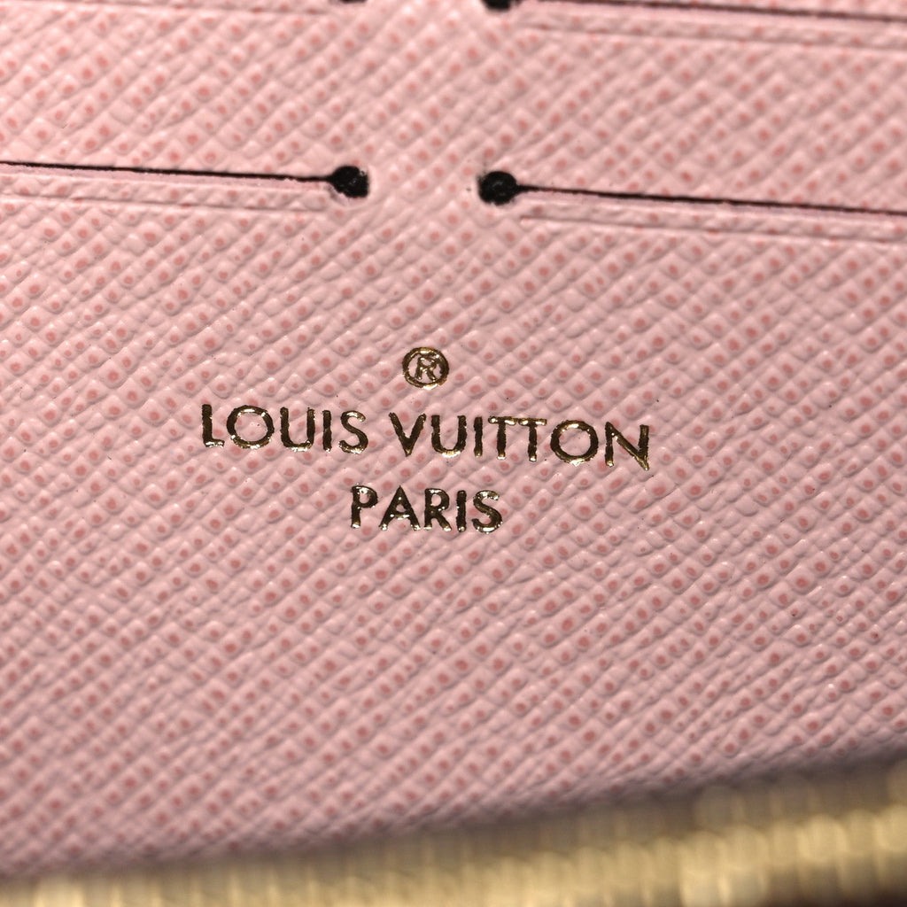 Louis Vuitton Monogram Clemence Wallet Rose Ballerine