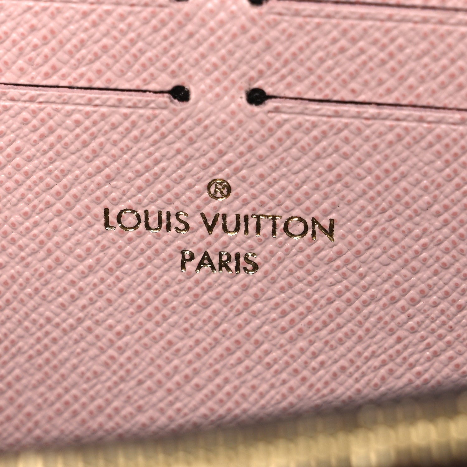 Louis Vuitton Monogram Clemence Wallet Rose Ballerine