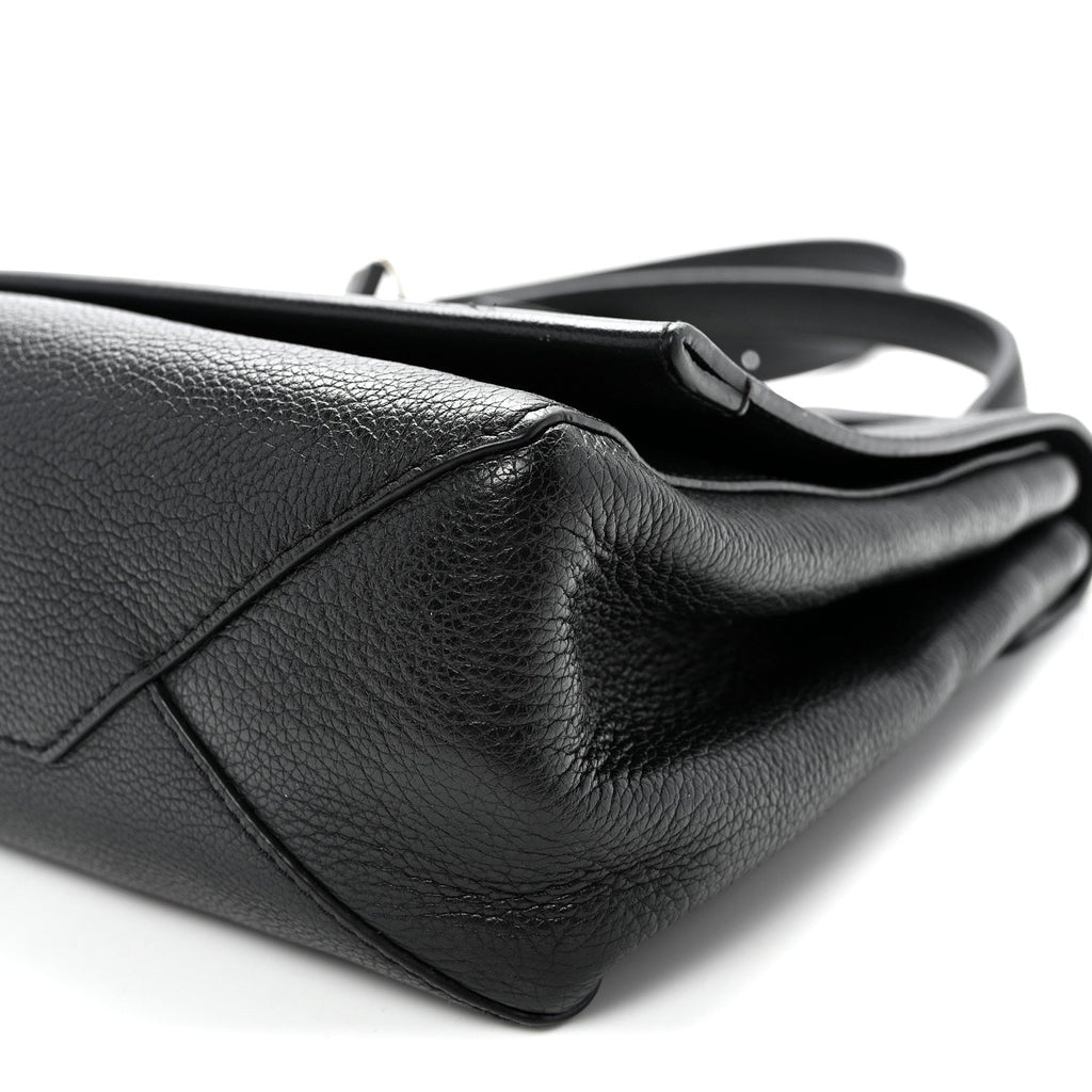 Louis Vuitton Soft Calfskin Lockme II Top Handle Black