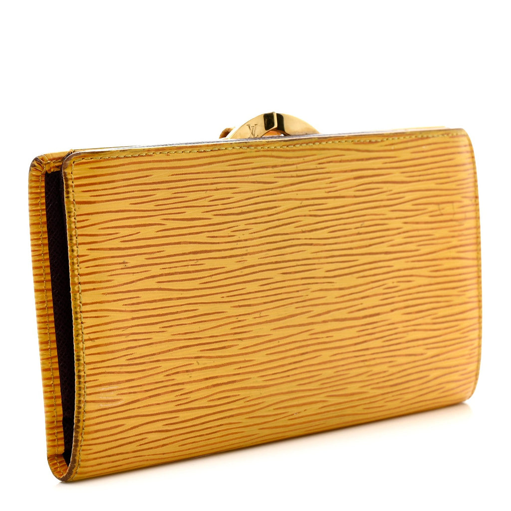 Louis Vuitton Epi Continental French Purse Wallet Tassil