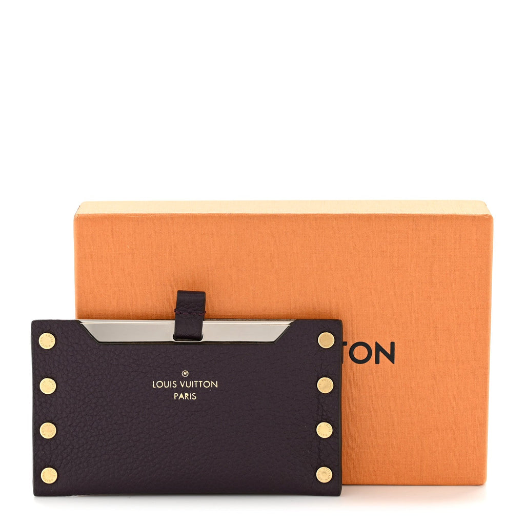 Louis Vuitton Cuir Rivets Mirror Case Quetsche
