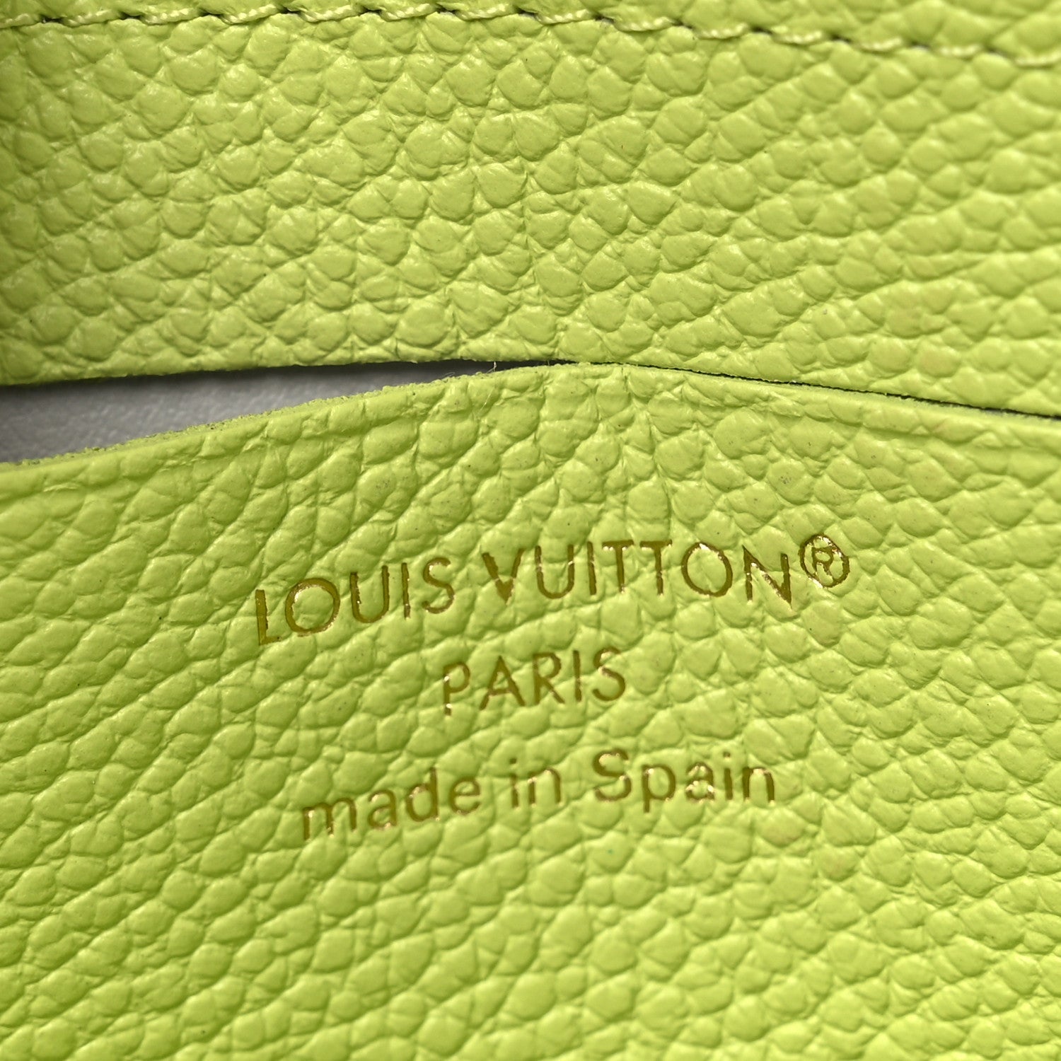 Louis Vuitton Empreinte Rosalie Coin Purse Zesty Lime