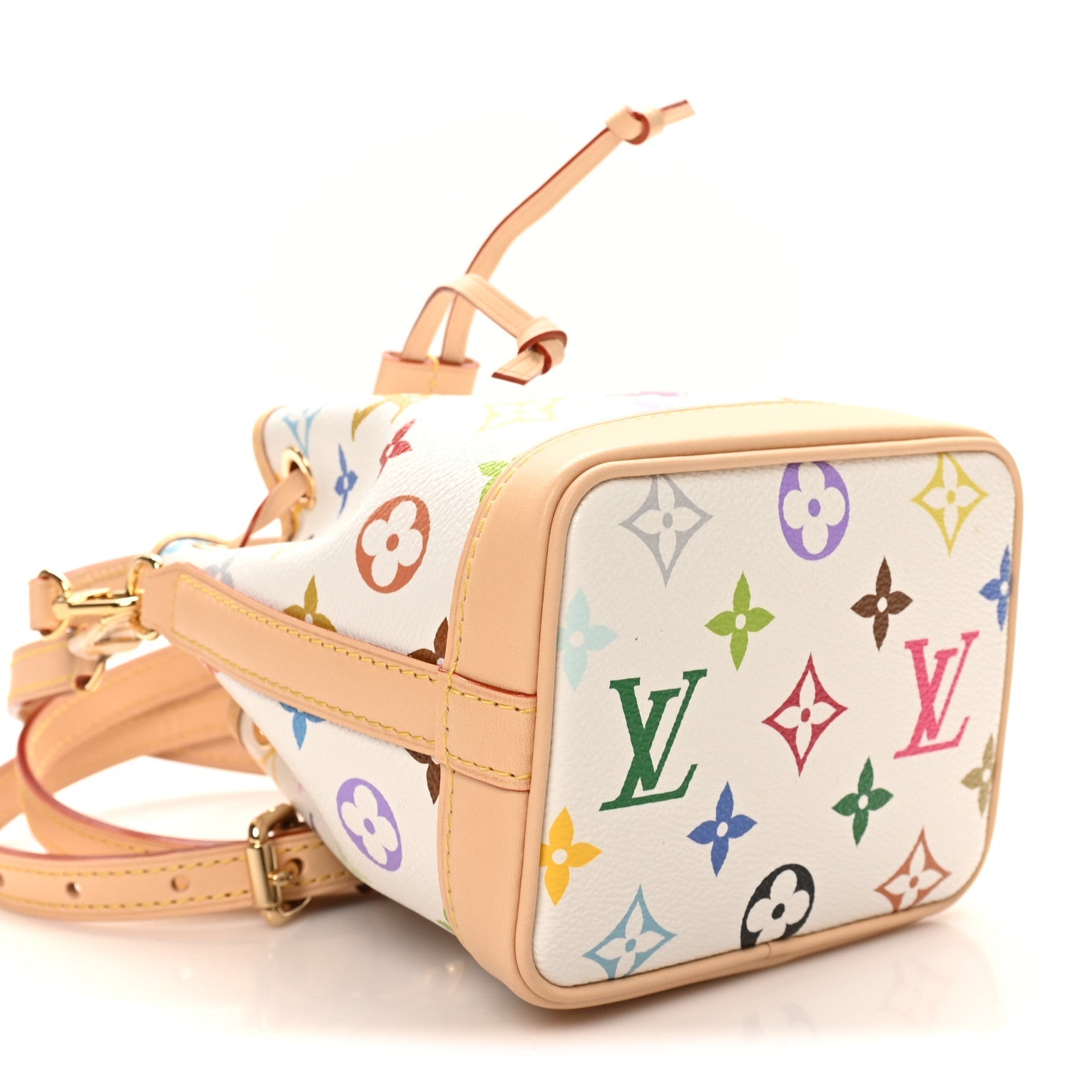 Louis Vuitton LV X TM Monogram Multicolor Nano Noe NV White