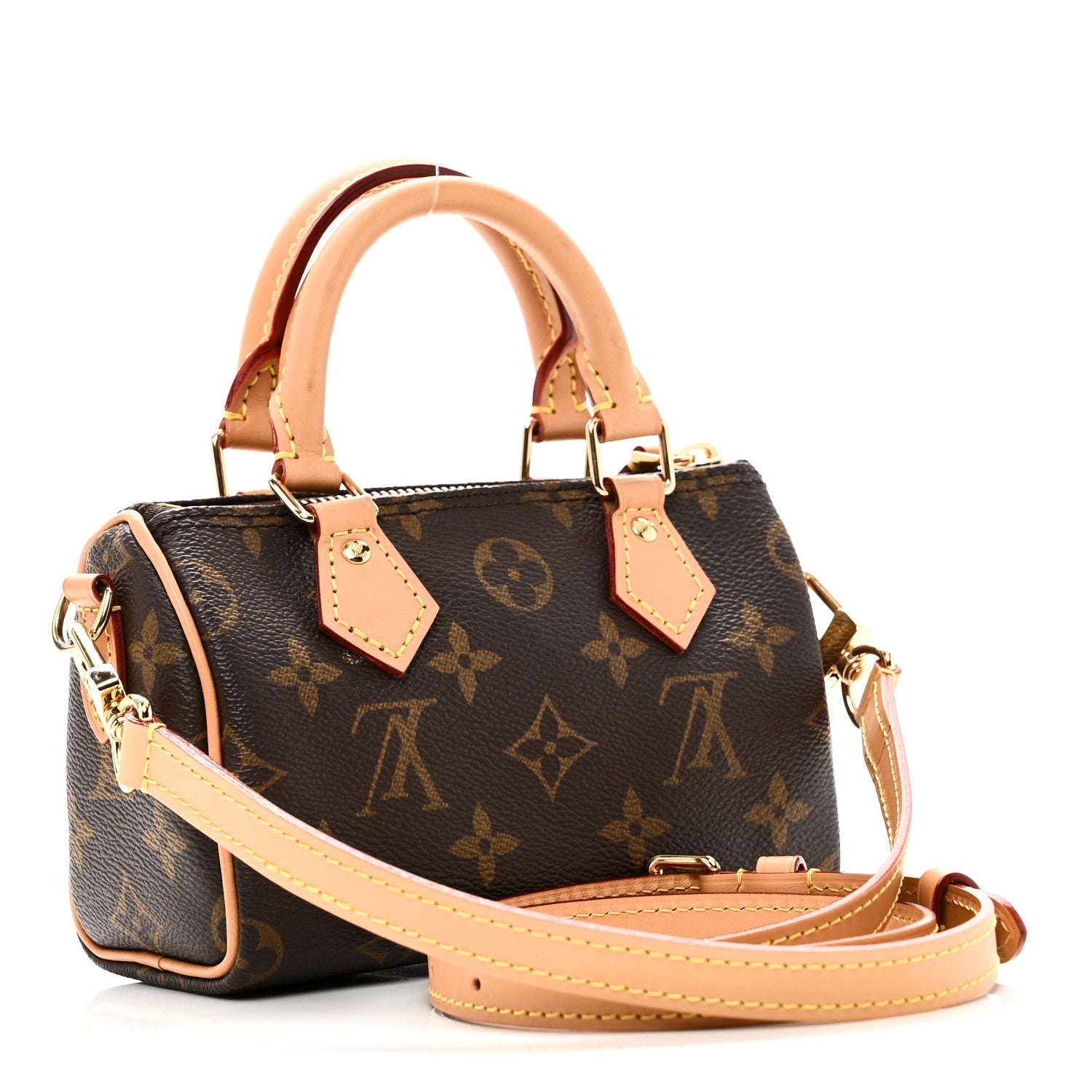 Louis Vuitton Monogram Nano Speedy Bandouliere