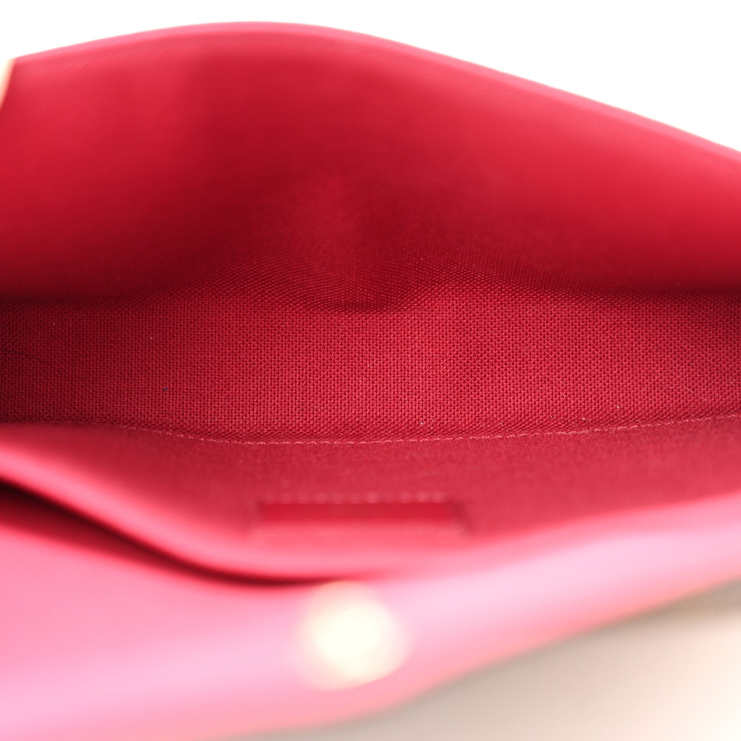 Louis Vuitton Monogram Pochette Felicie Chain Wallet Fuchsia