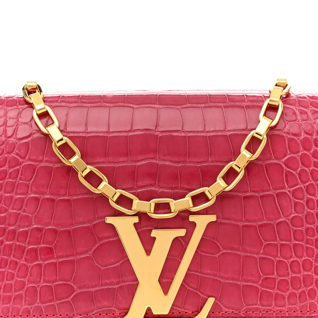 Louis Vuitton Alligator Chain Louise GM