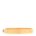 Louis Vuitton Brass Monogram Nanogram Cuff M Gold