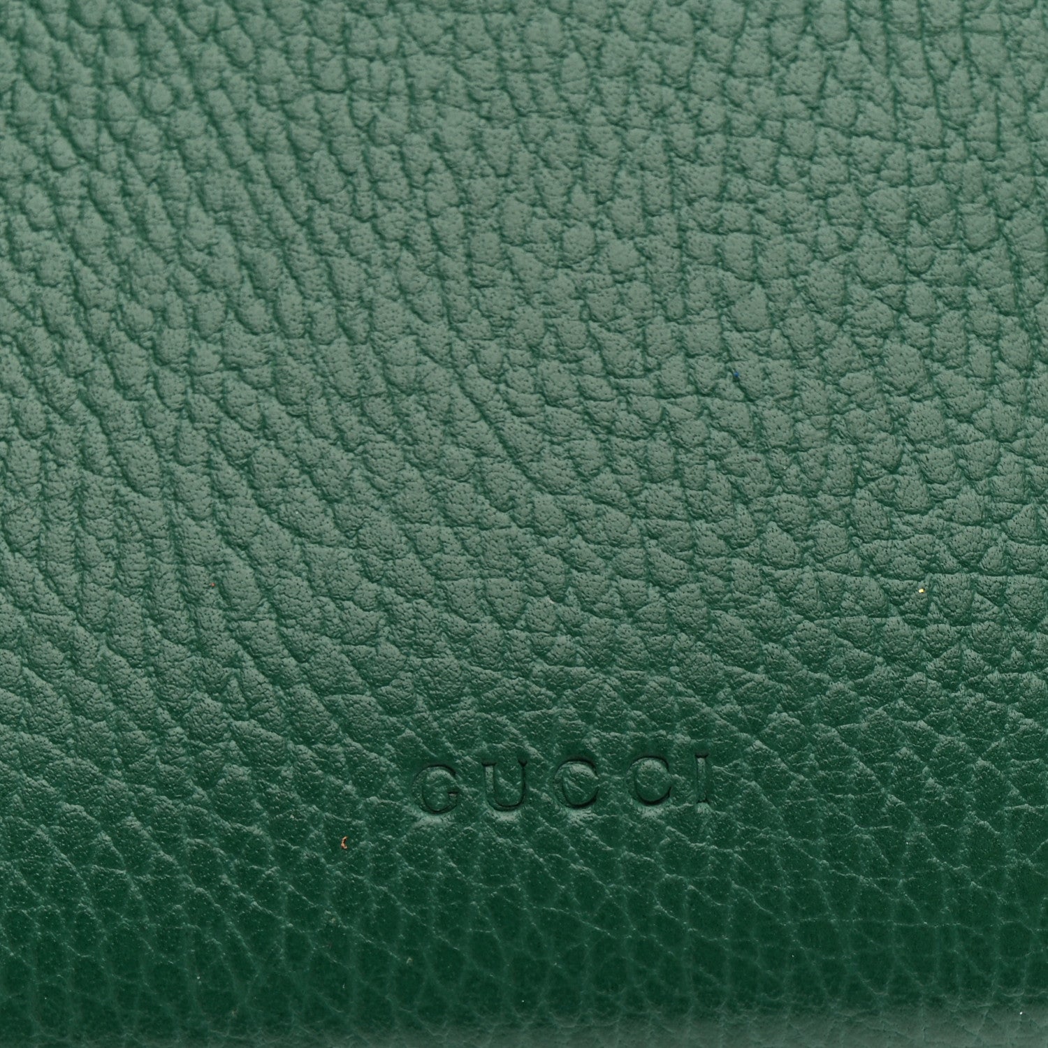 Gucci Calfskin Mini Dionysus Chain Wallet Emerald