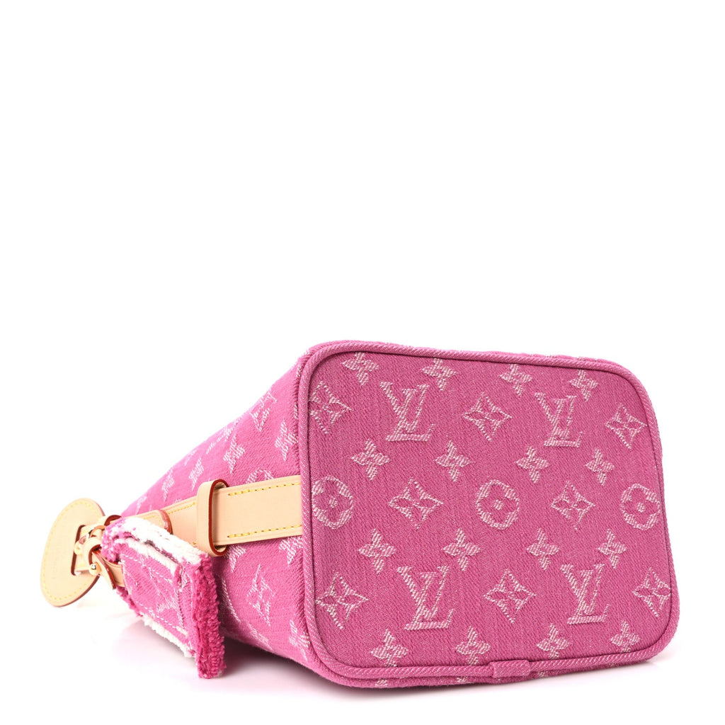 Louis Vuitton Monogram Denim All In BB Fuchsia