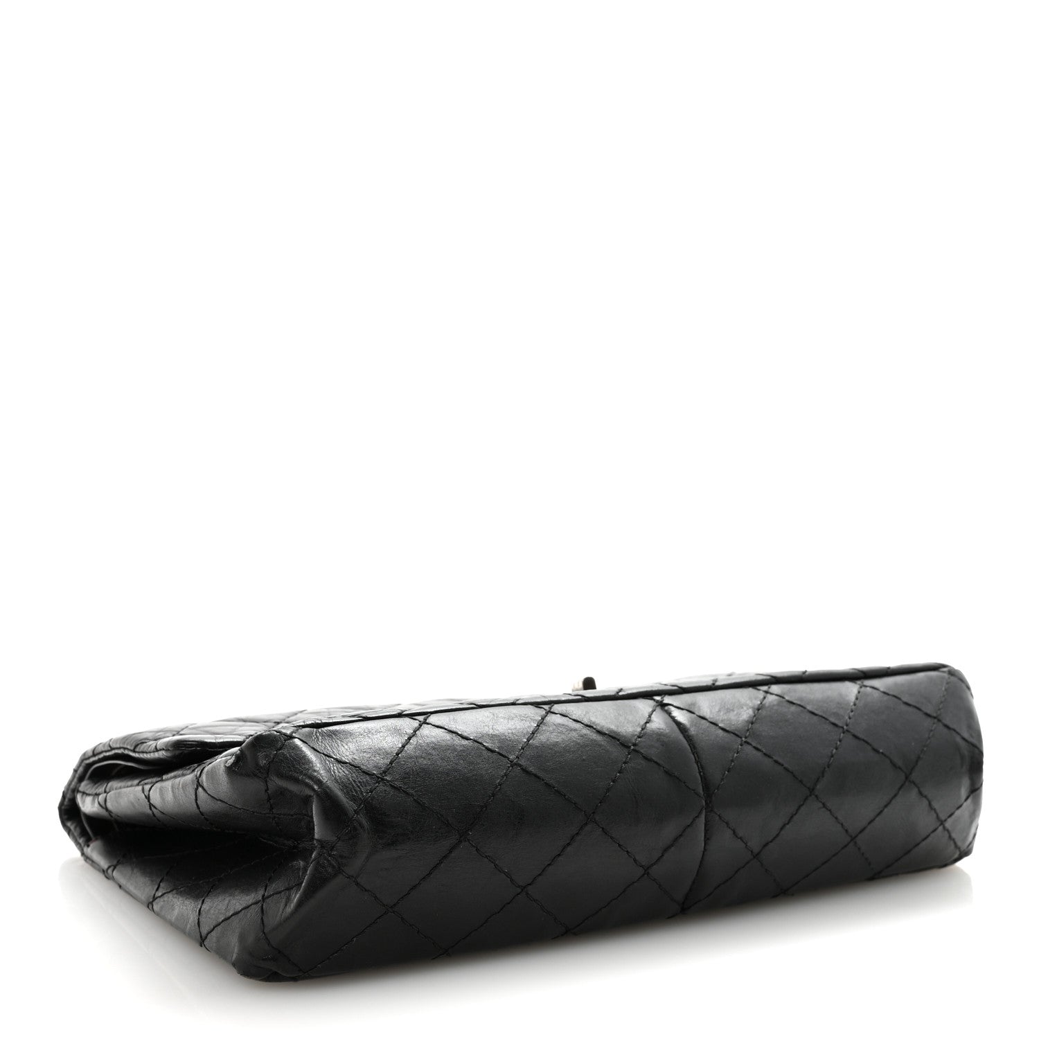 Chanel Aged Calfskin Quilted 2.55 Reissue 226 Flap Black