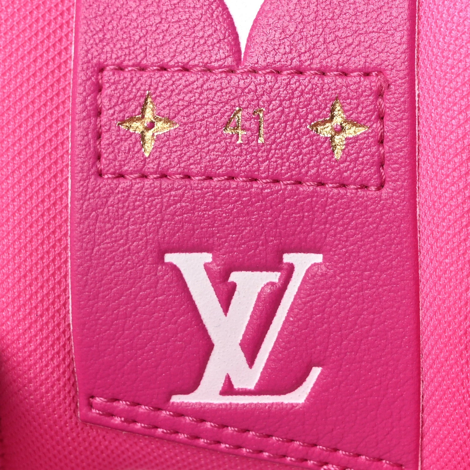 Louis Vuitton Calfskin Charlie Sneaker 41 Magenta