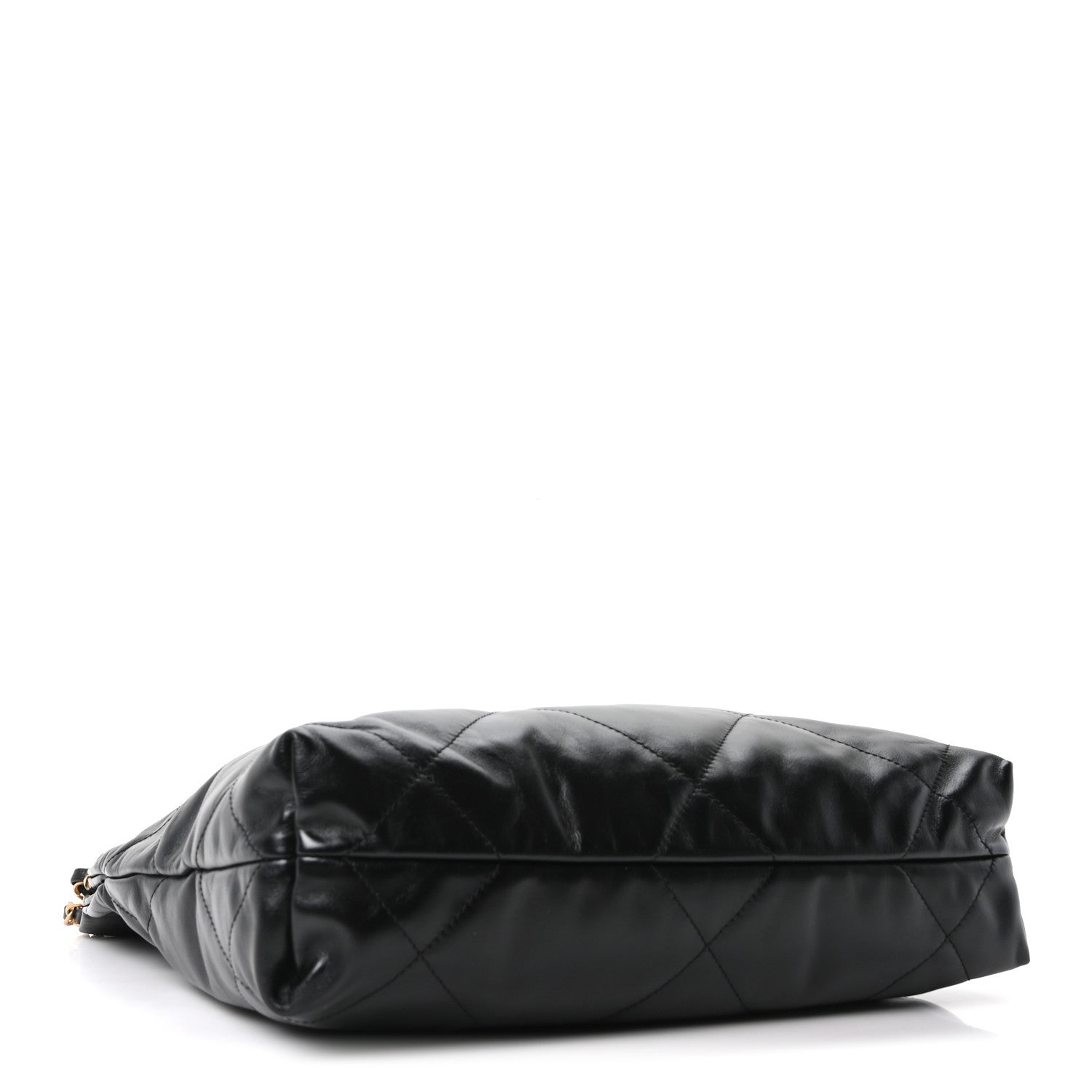 Chanel Shiny Calfskin Quilted Small Chanel 22 Black