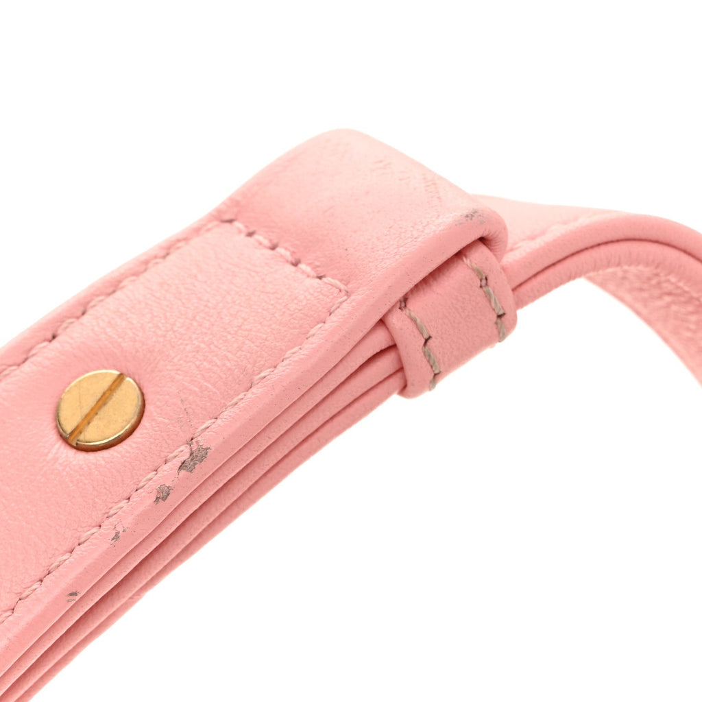 Chanel Calfskin Chevron Embroidered Small Boy By The Sea Flap Pink