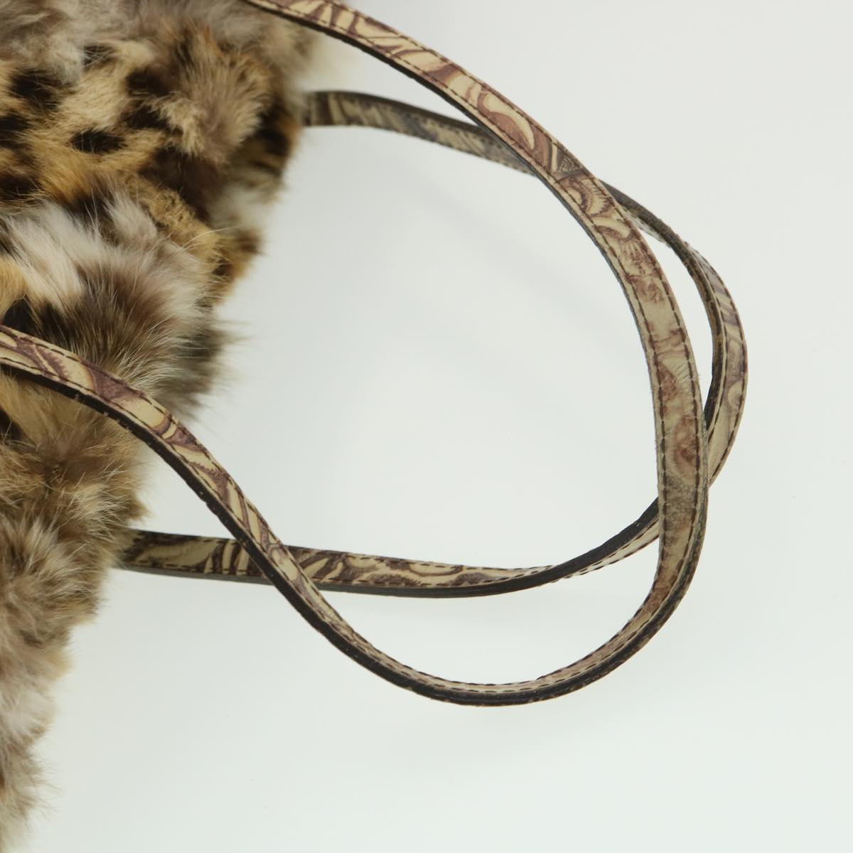 FENDI Pattern Tote Bag fur Brown 36778BH005010  36403