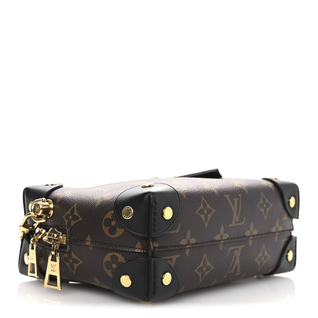 Louis Vuitton Monogram Petite Malle Souple Black