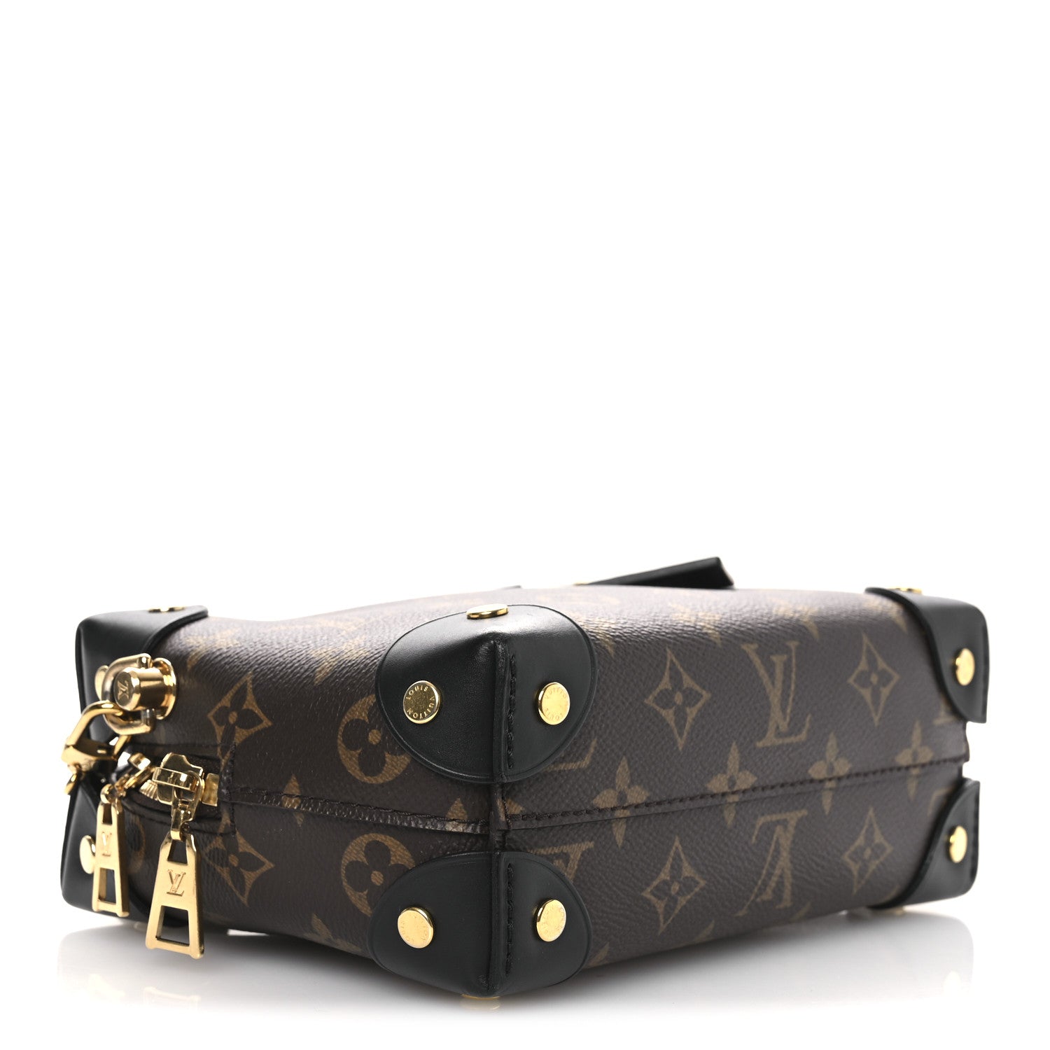 Louis Vuitton Monogram Petite Malle Souple Black