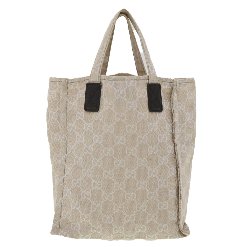 GUCCI GG Canvas Hand Bag Beige 283414  36445