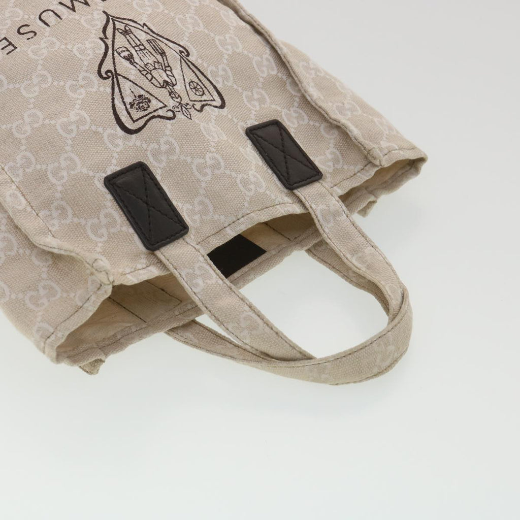 GUCCI GG Canvas Hand Bag Beige 283414  36445