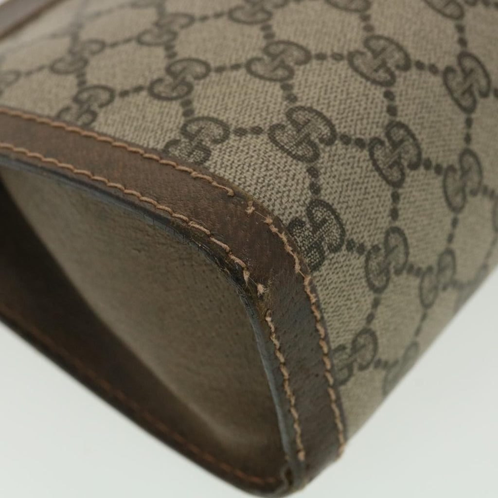 GUCCI GG Canvas Web Sherry Line Clutch Bag Beige Red Green 010.378  36471