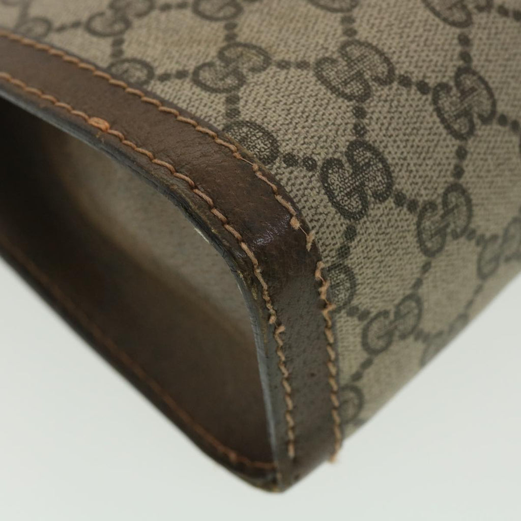 GUCCI GG Canvas Web Sherry Line Clutch Bag Beige Red Green 010.378  36471