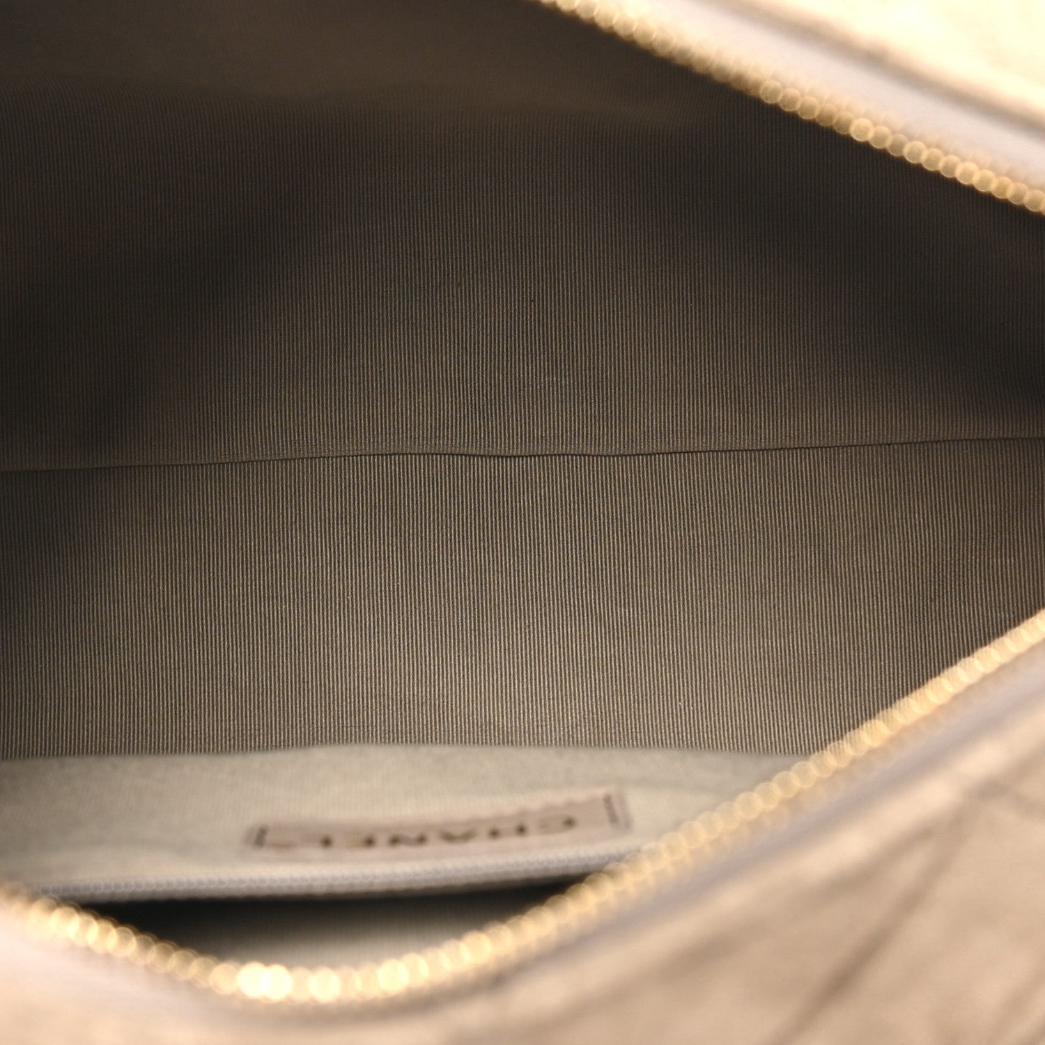 Chanel Suede Quilted Chanel 25 Bowling Bag Dark Grey