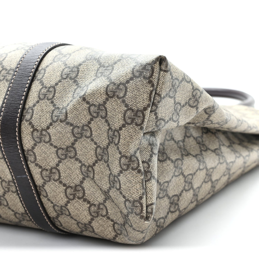 Gucci GG Plus Monogram Joy Vertical Tote Dark Brown