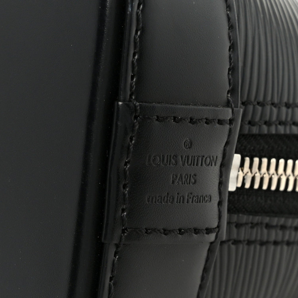 Louis Vuitton Epi Alma BB Black