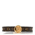 Louis Vuitton Monogram LV Circle Reversible Bracelet  Black
