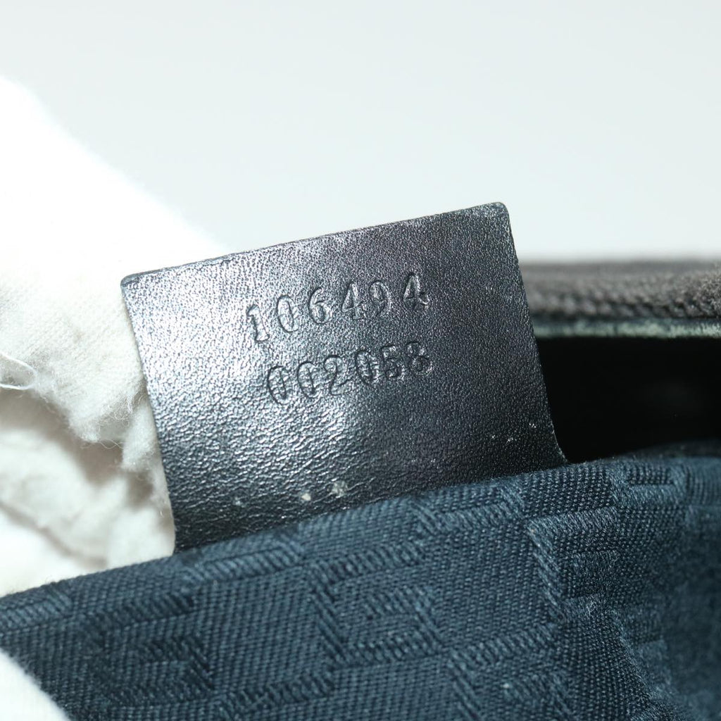 GUCCI Shoulder Bag Canvas Black 106494  36529