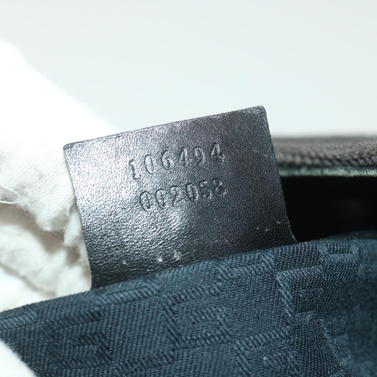 GUCCI Shoulder Bag Canvas Black 106494  36529