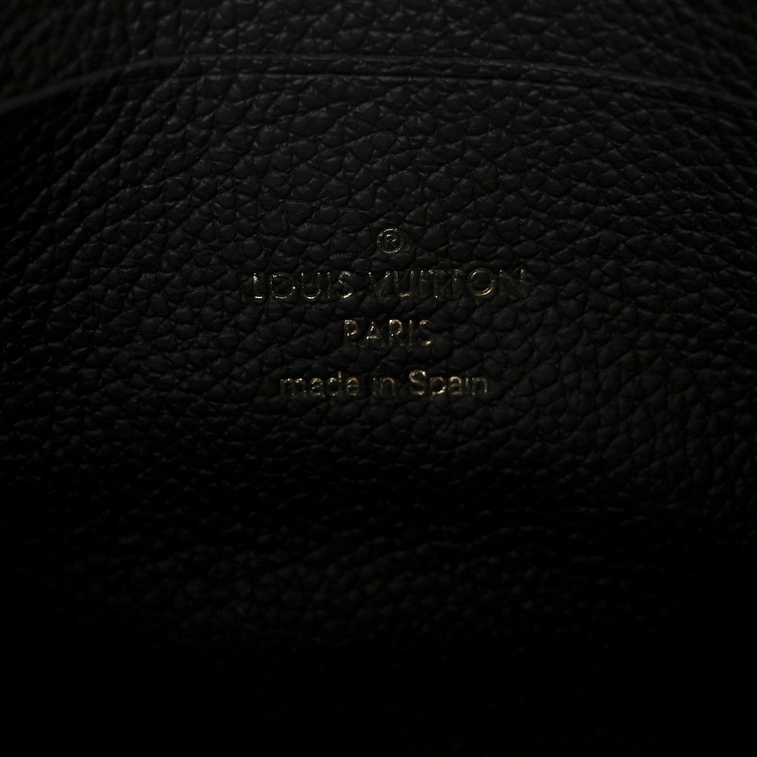 Louis Vuitton Empreinte Double Zip Pochette Black