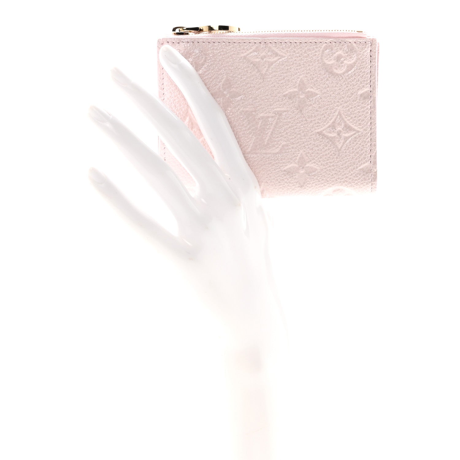 Louis Vuitton Empreinte Monogram Flower Lisa Wallet Snowy Pearl