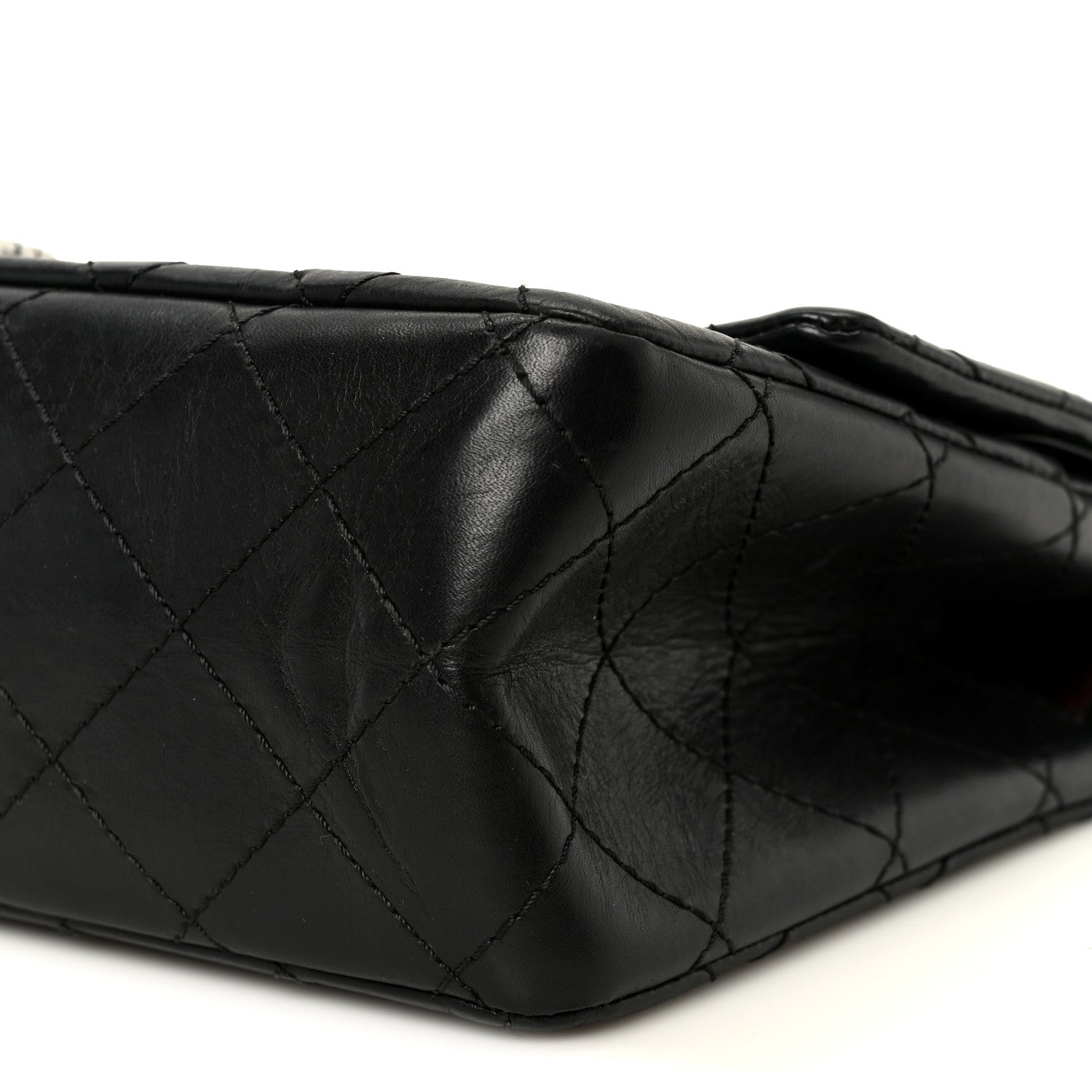Chanel Aged Calfskin Quilted 2.55 Reissue 226 Flap Black