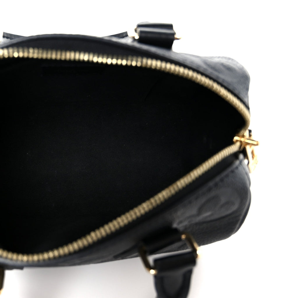 Louis Vuitton Empreinte Monogram Giant Speedy Bandouliere 20 Black