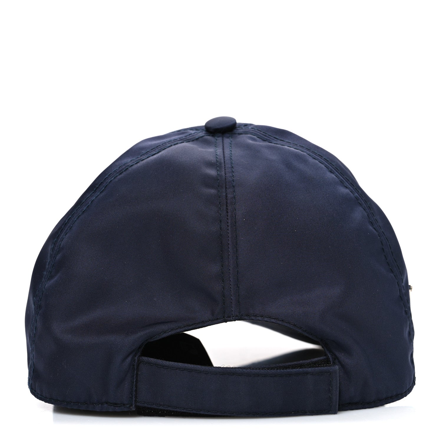 Prada Re-Nylon Mens Baseball Cap M Bleu