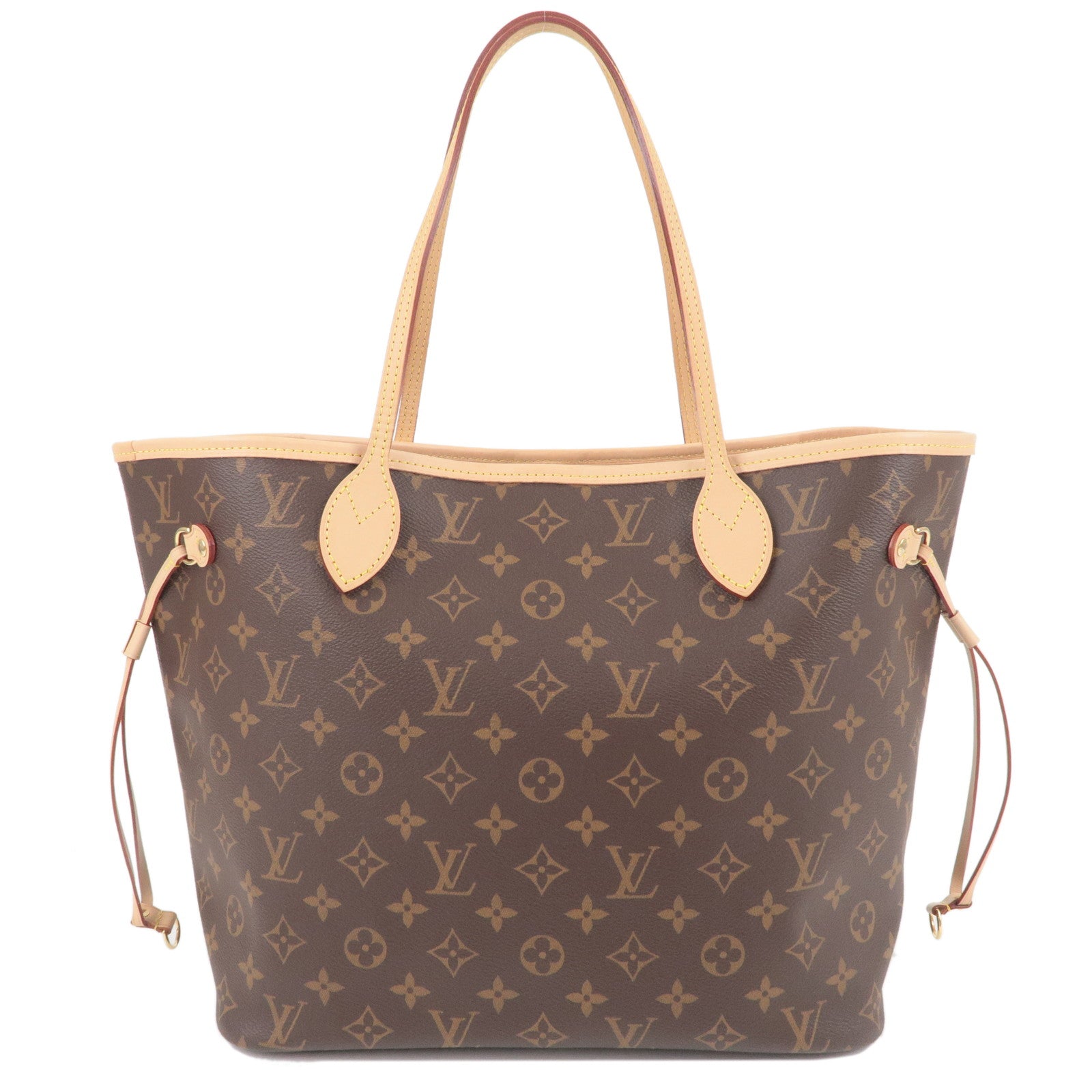 Louis Vuitton Monogram Neverfull MM Tote Bag Cerise M41177