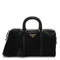 Prada Re-Nylon Saffiano Medium Re-Edition 1978 Top Handle Bag Black