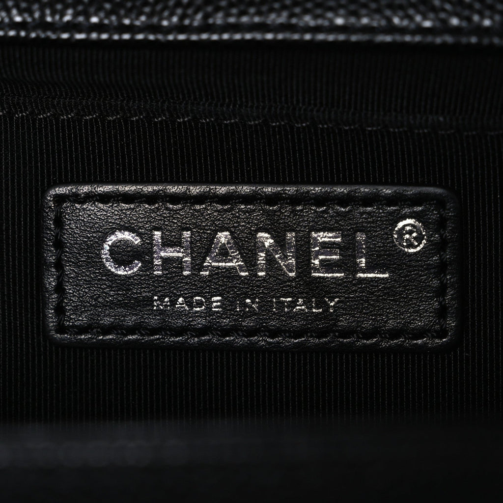 Chanel Caviar Quilted Medium Boy Flap Black