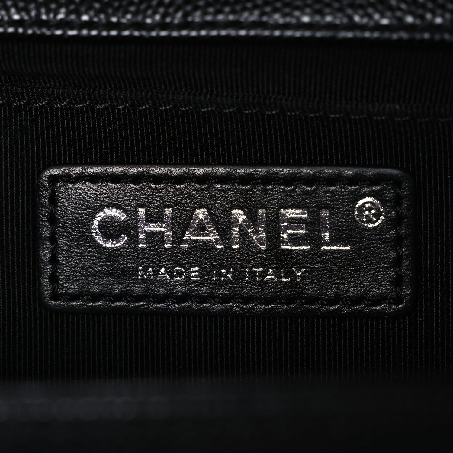 Chanel Caviar Quilted Medium Boy Flap Black