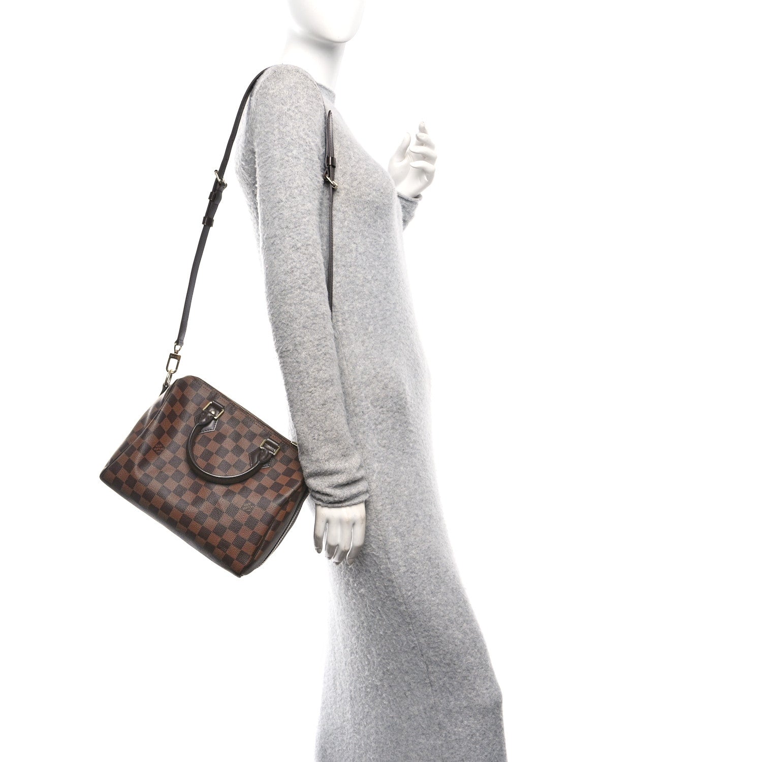 Louis Vuitton Damier Ebene Speedy Bandouliere 25