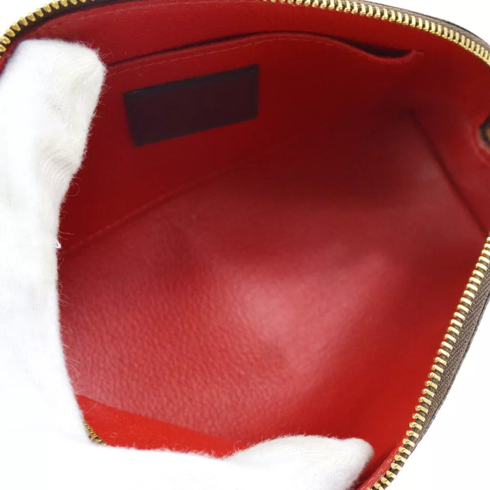 Louis Vuitton 2016 Damier Pochette Cosmetic Pouch Bag N47516p