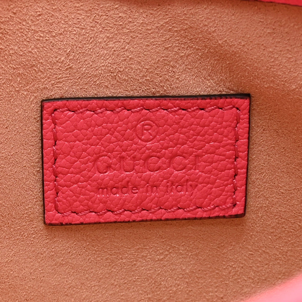 Gucci Goatskin Mini Aphrodite Shoulder Bag Rhodamine Pink