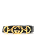 Gucci Calfskin Trapuntata Zumi Belt 100 40 Black