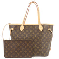 Louis Vuitton Monogram Neverfull MM Tote Bag Brown M40995
