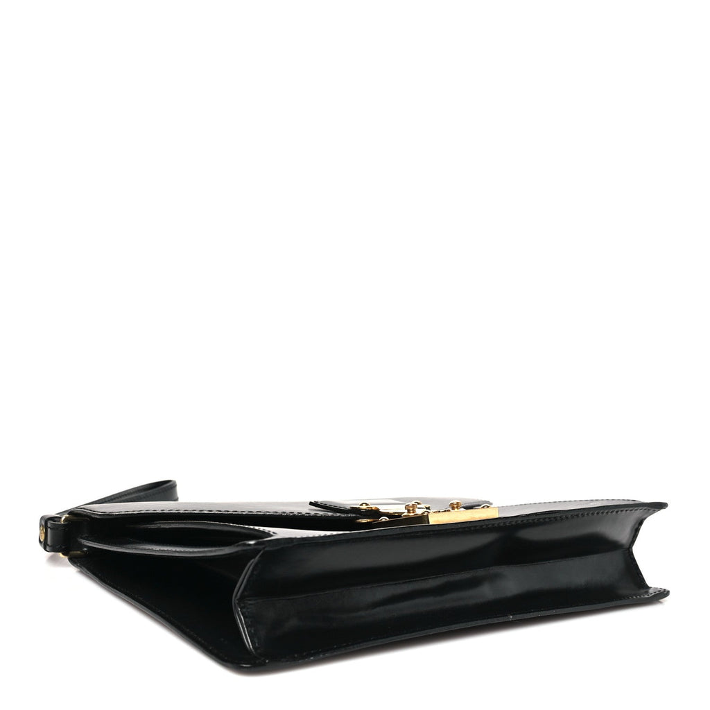 Louis Vuitton Epi Pochette Sellier Dragonne Clutch Black
