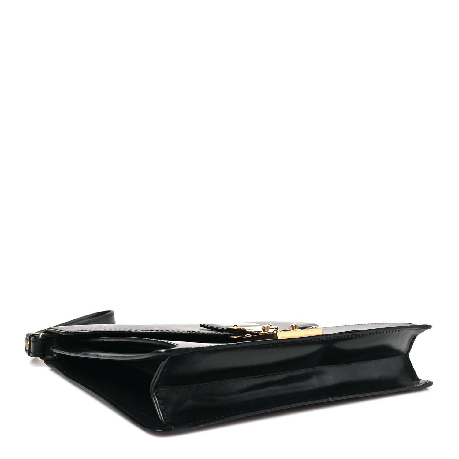 Louis Vuitton Epi Pochette Sellier Dragonne Clutch Black