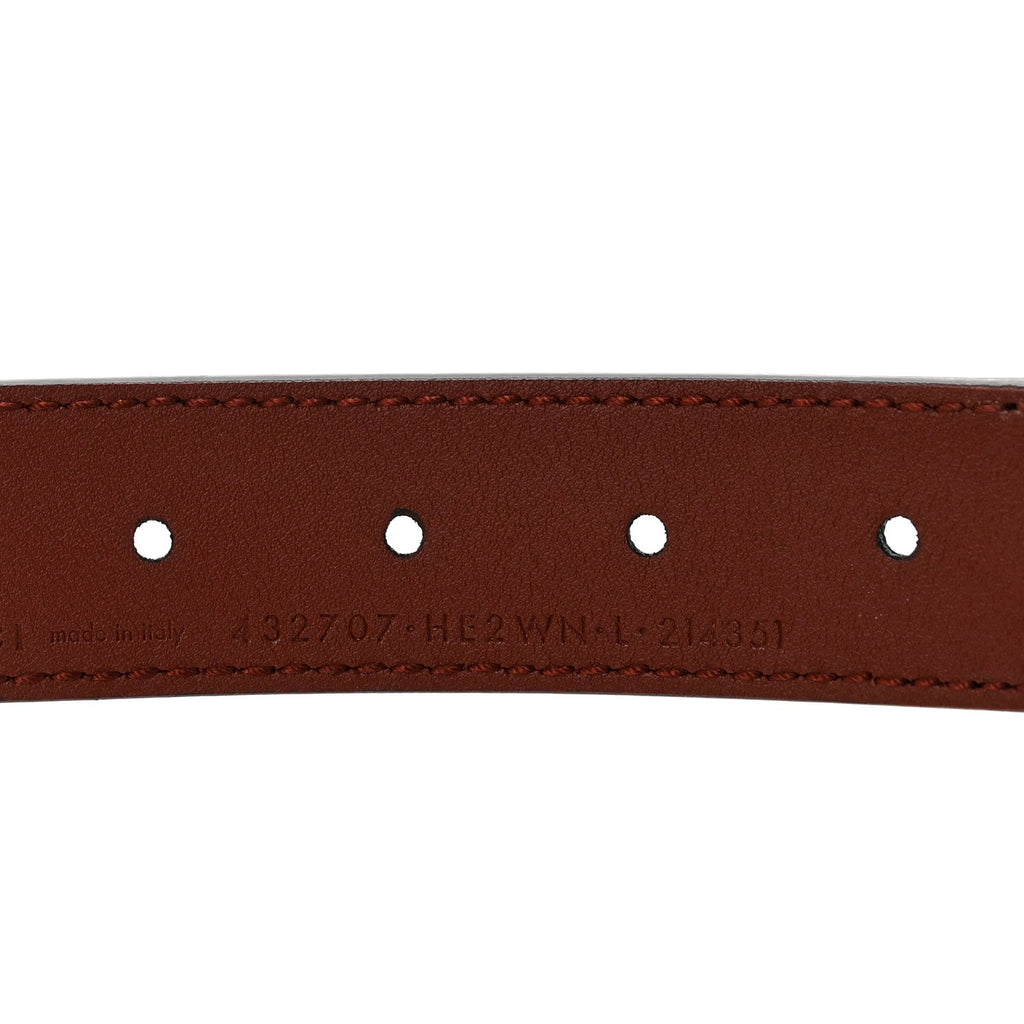 Gucci Calfskin Nylon Double G Web Kids Belt L Red